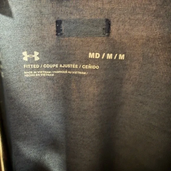 Under Armour Dark Gray Fitted Shirt - Picture 3 of 4